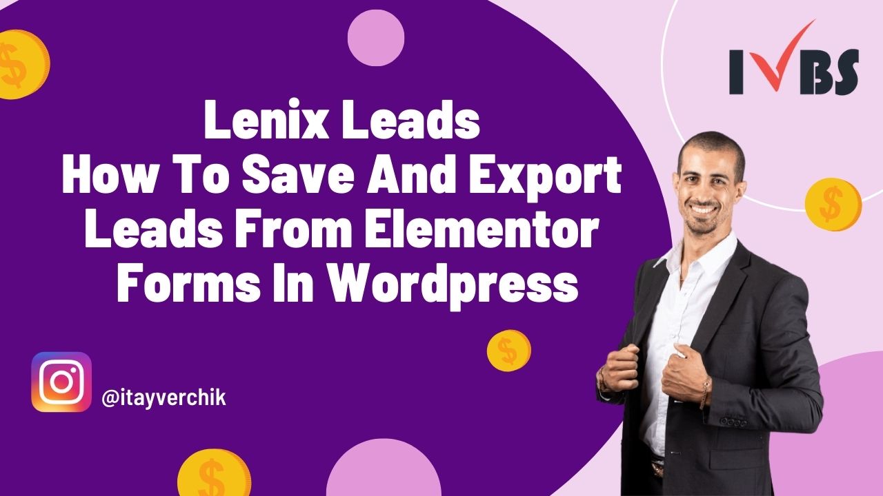 Lenix Leads - How To Save And Export Leads From Elementor Forms In WordPress